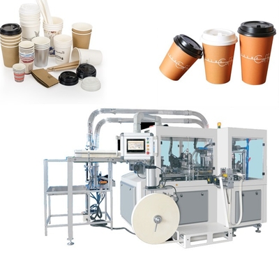 3000kg 34kw Full servo Motor High Speed Disposable Paper Cup Forming Machine